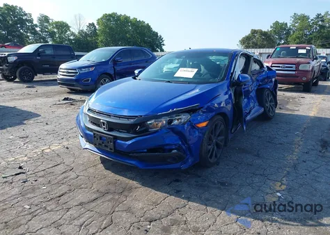 2019 Honda Civic Sport из США, поврежденный, VIN 2HGFC4B88KH300090